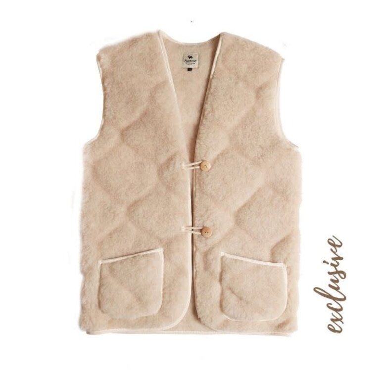 alwero Alwero Exclusive bodywarmer Alpen Onion Beige