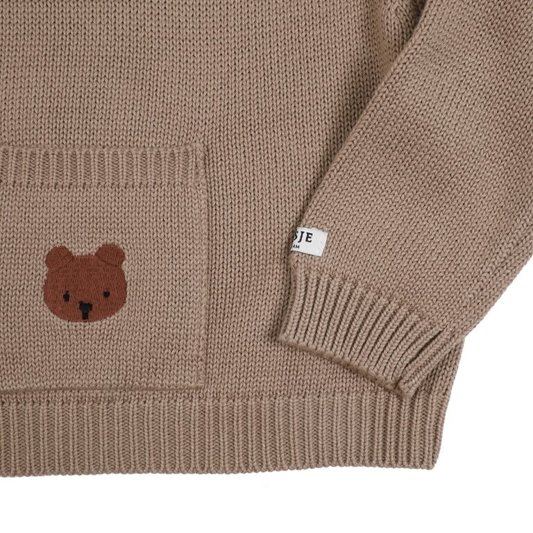 Donsje Amsterdam Donsje - Loeke sweater bear hazelnut