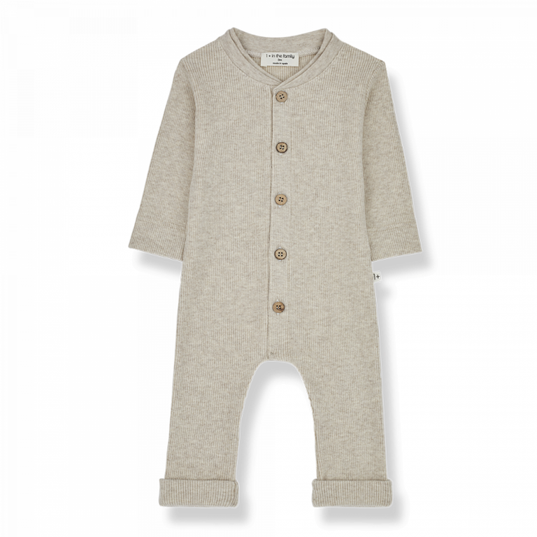 1+inthefamily 1+inthefamily - Milan jumpsuit oatmeal