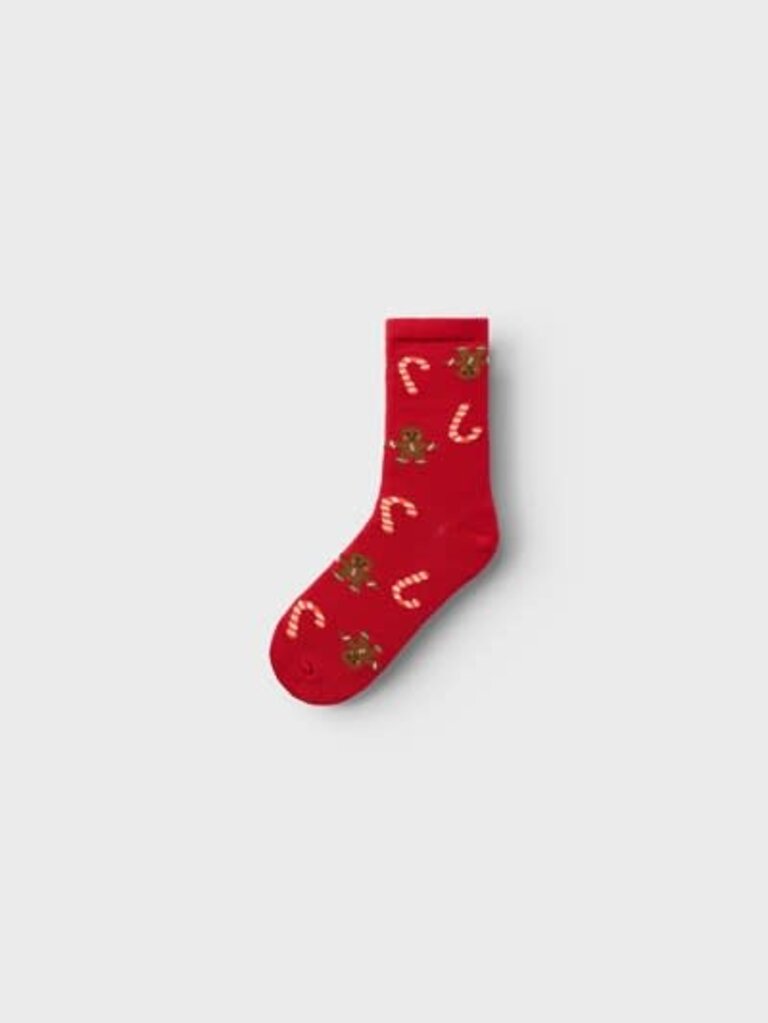 Name It Name it - Christmas 3p sock Jester Red
