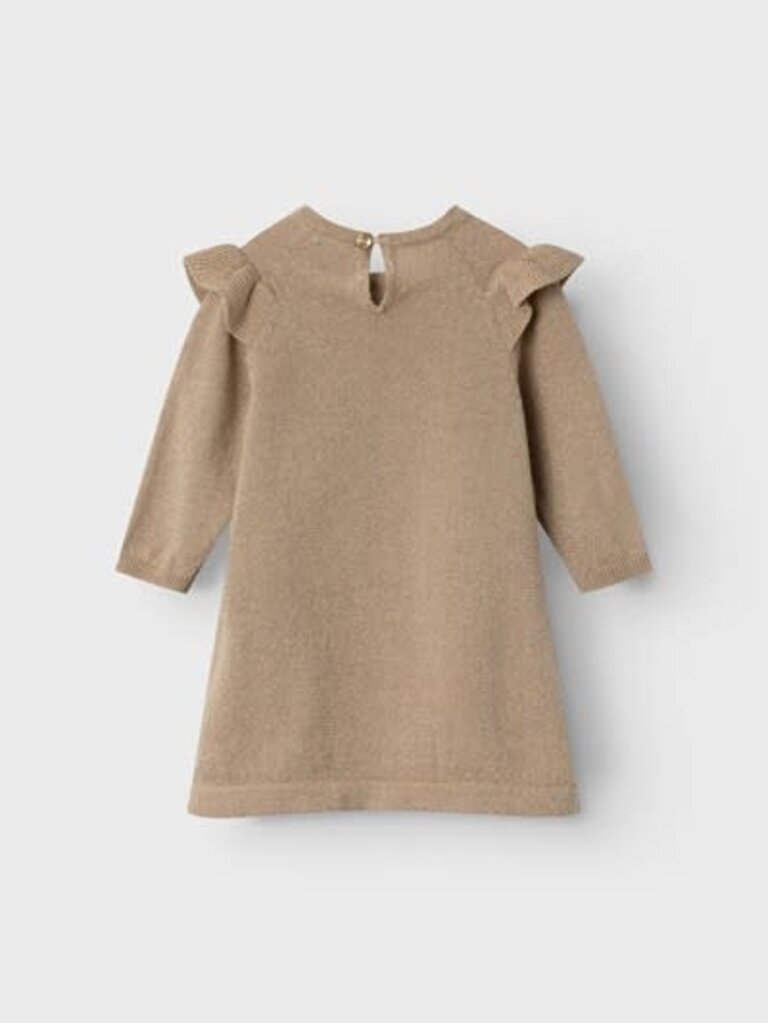 Name It Name it - Resine ls knit dress Oxford Tan