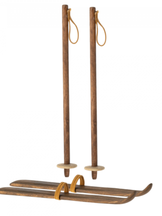 Maileg Maileg -Ski and ski poles, Mum & Dad mouse Maileg Maileg -Ski and ski poles, Mum & Dad mouse