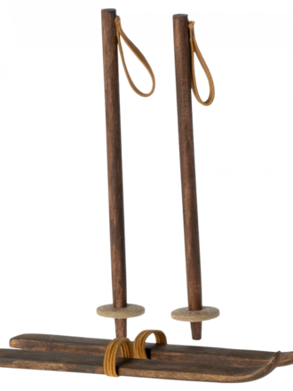 Maileg Maileg - Ski and ski poles, Big sister & Big brother Maileg Maileg - Ski and ski poles, Big sister & Big brother