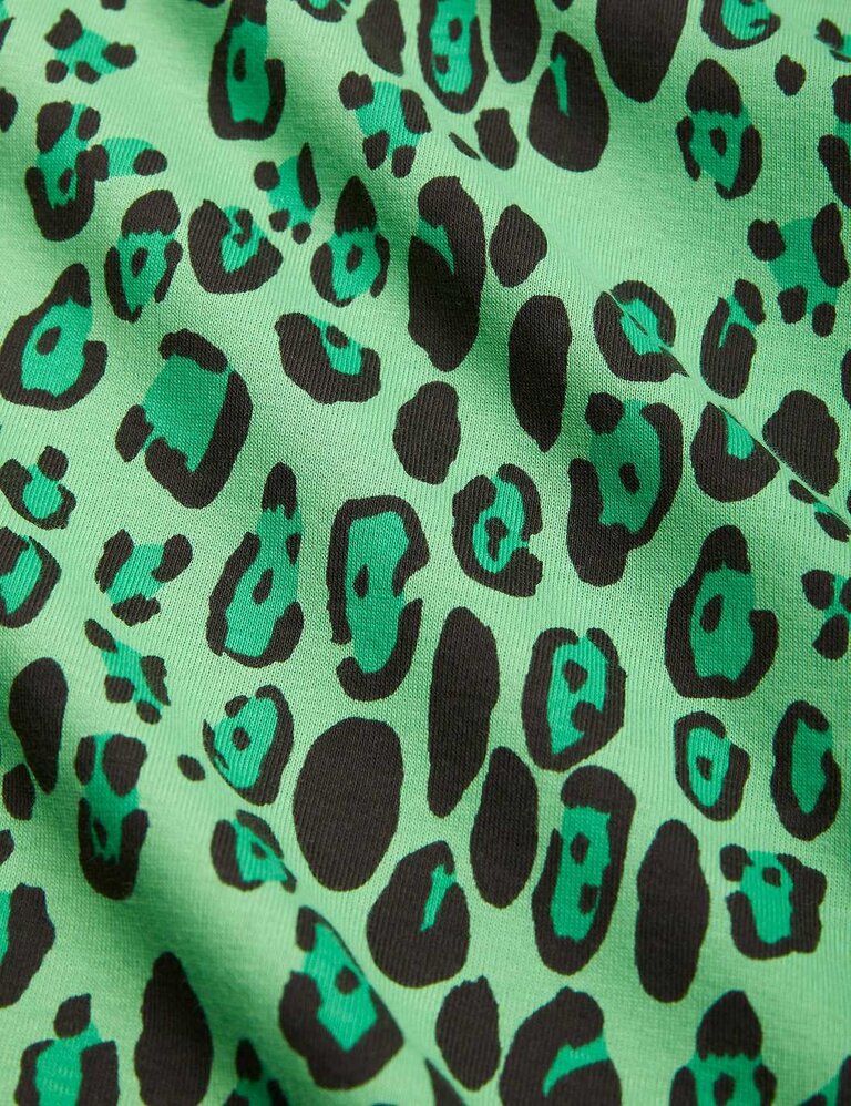 mini rodini Mini rodini - leopard leggings green