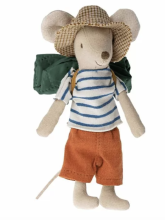 Maileg Hiker mouse, Big brother Maileg Hiker mouse, Big brother