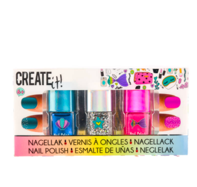 Create it - nagellak zeemeermin set van 3