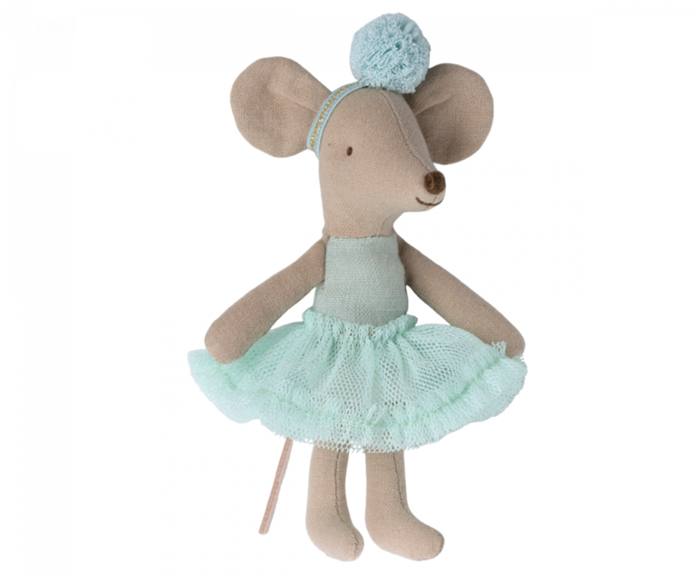 Maileg Maileg  -Ballerina mouse, Little sister - Light mint