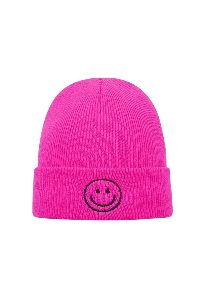 Smiley muts Roze