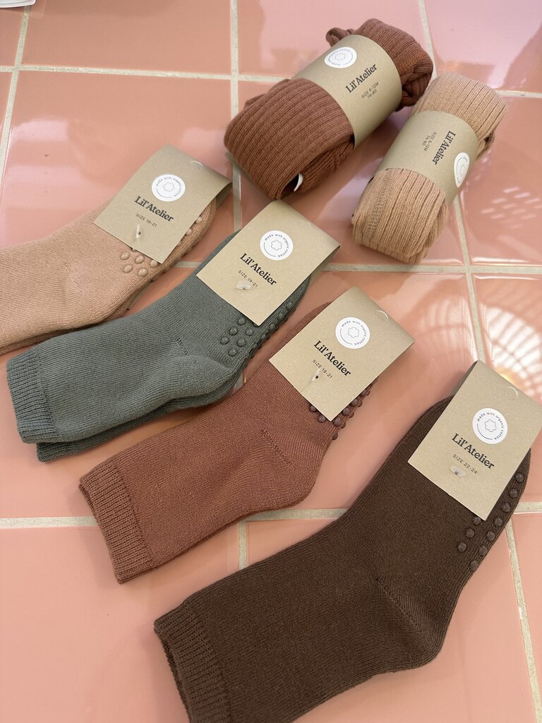 Lil' Atelier Lil atelier - Tero Sock Carob Brown