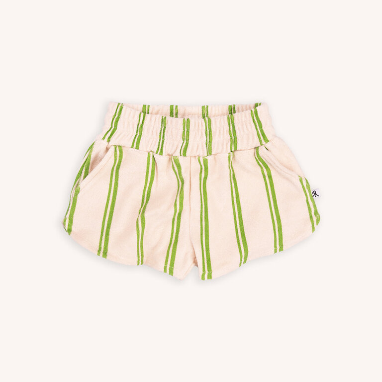 Carlijnq CarlijnQ - Stripes green shorts unisex