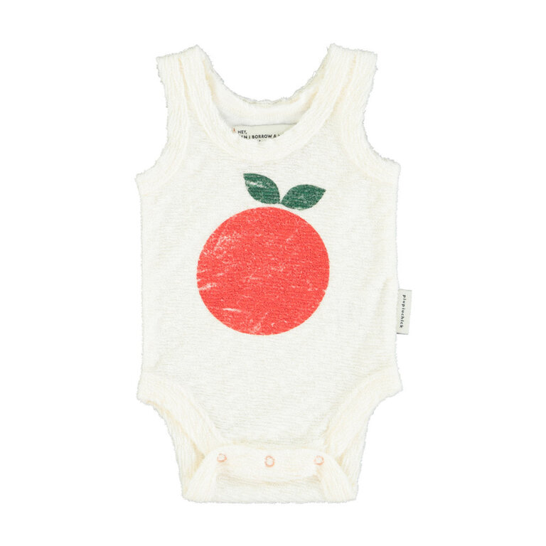 piupiuchick Piupiuchick - sleeveless bodysuit apple print