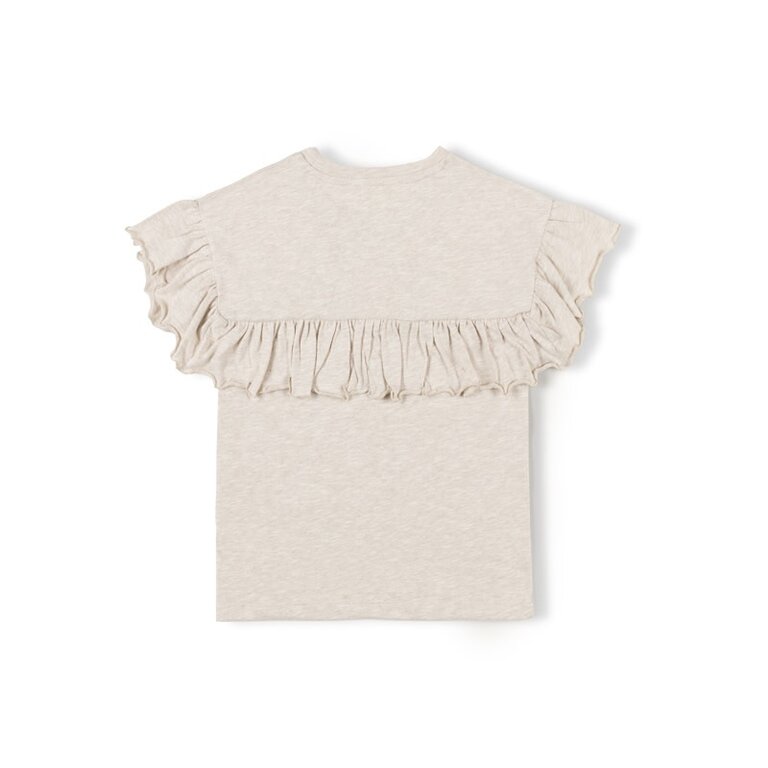 Nixnut Nixnut - Wing Tshirt beige