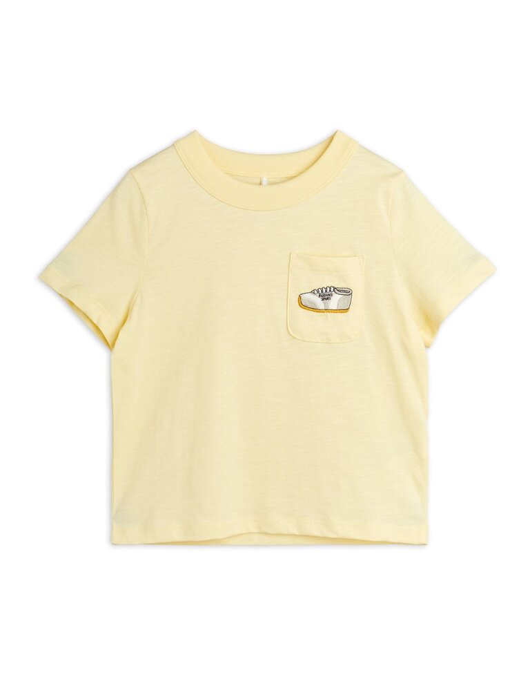 mini rodini Mini rodini -Jogging emb ss tee yellow