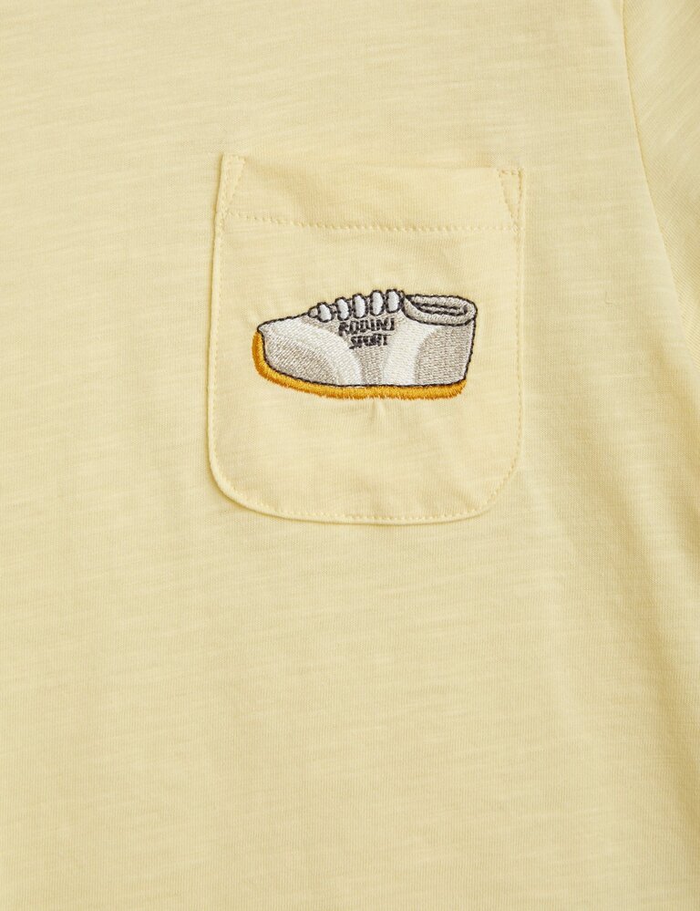 mini rodini Mini rodini -Jogging emb ss tee yellow