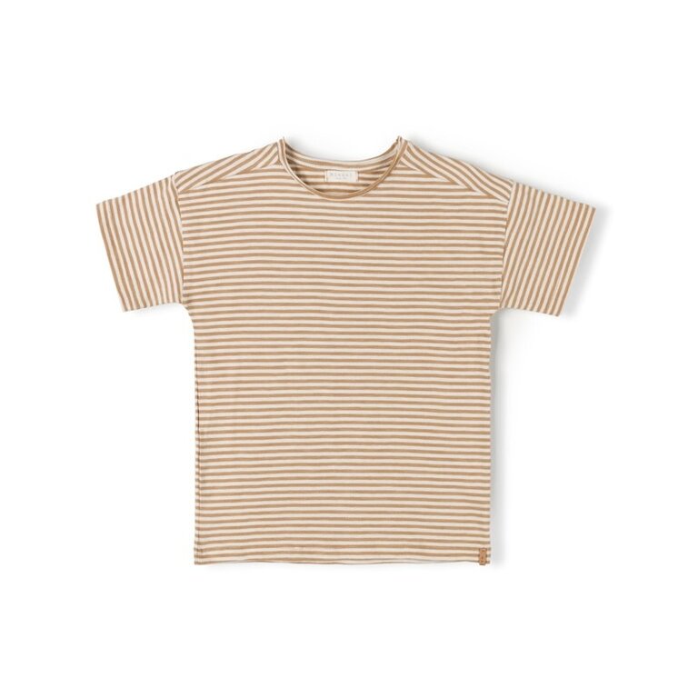 Nixnut Nixnut - Com t-shirt caramel stripe
