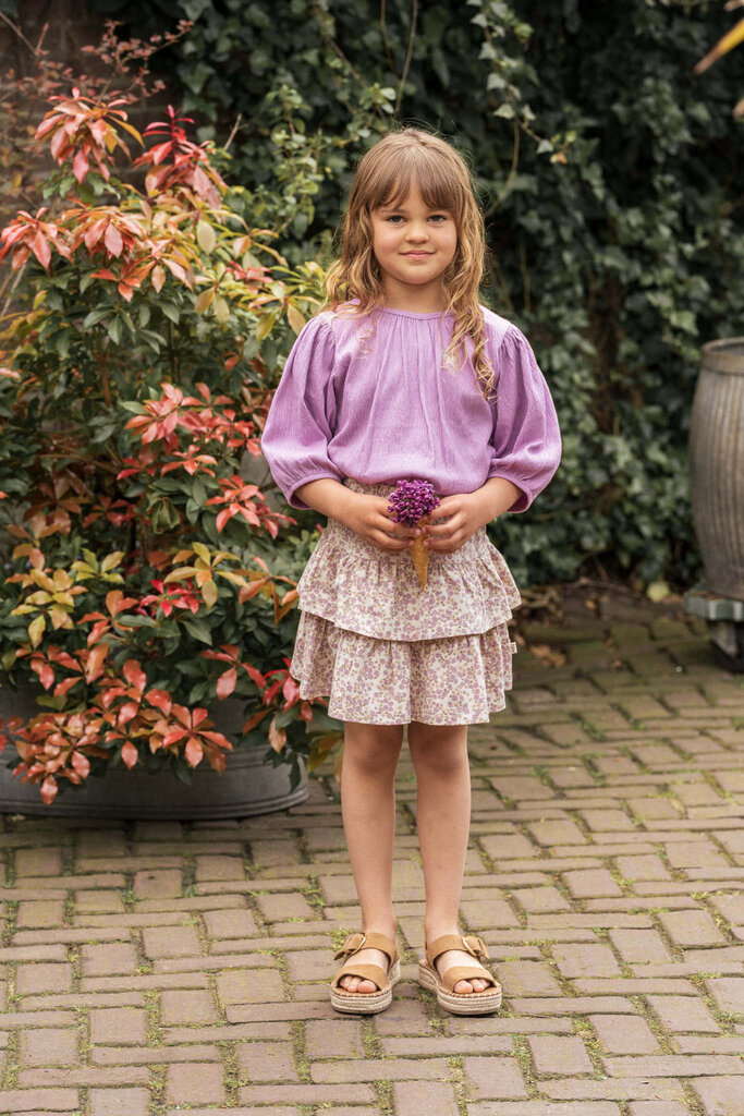 House of Jamie house of jamie - ruffled skirt Lavender Blossom