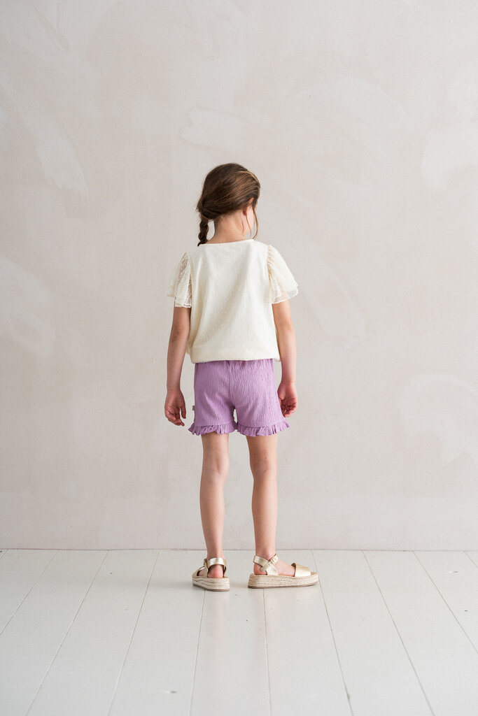 House of Jamie house of jamie - ruffled short Lavender