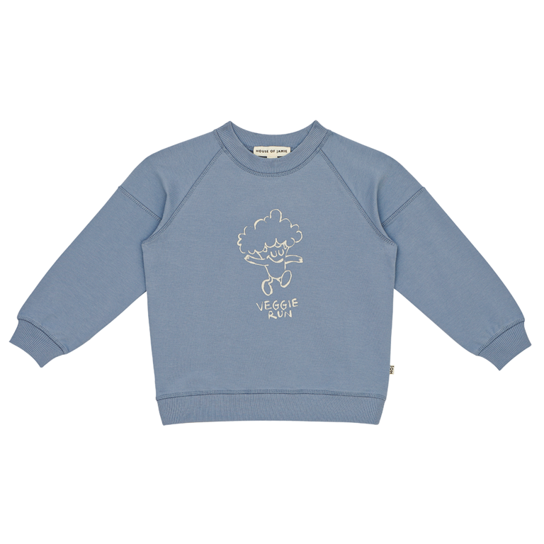 House of Jamie House of jamie - raglan sweater blue