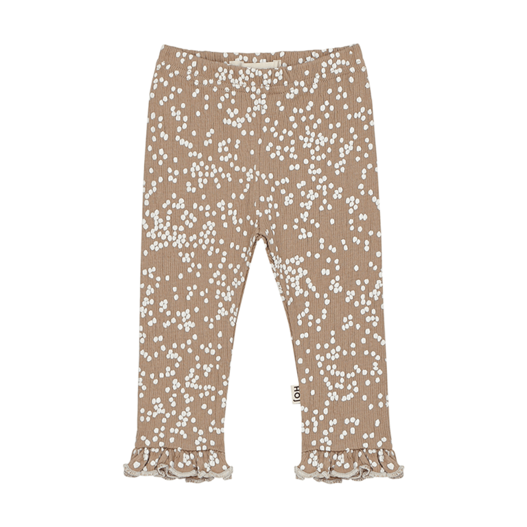 House of Jamie House of jamie - baby frill legging latte dots