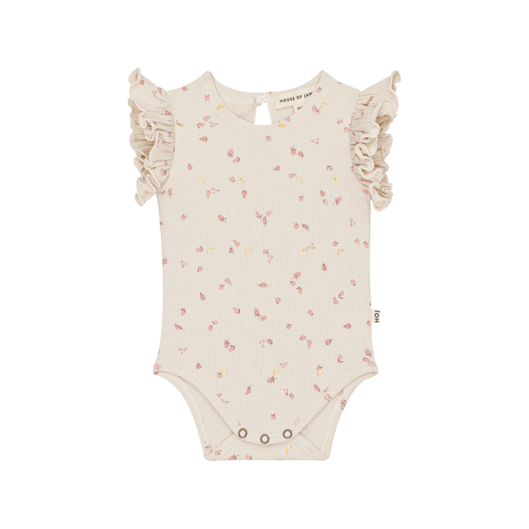 House of Jamie house of jamie - ruffled bodysuit fruit