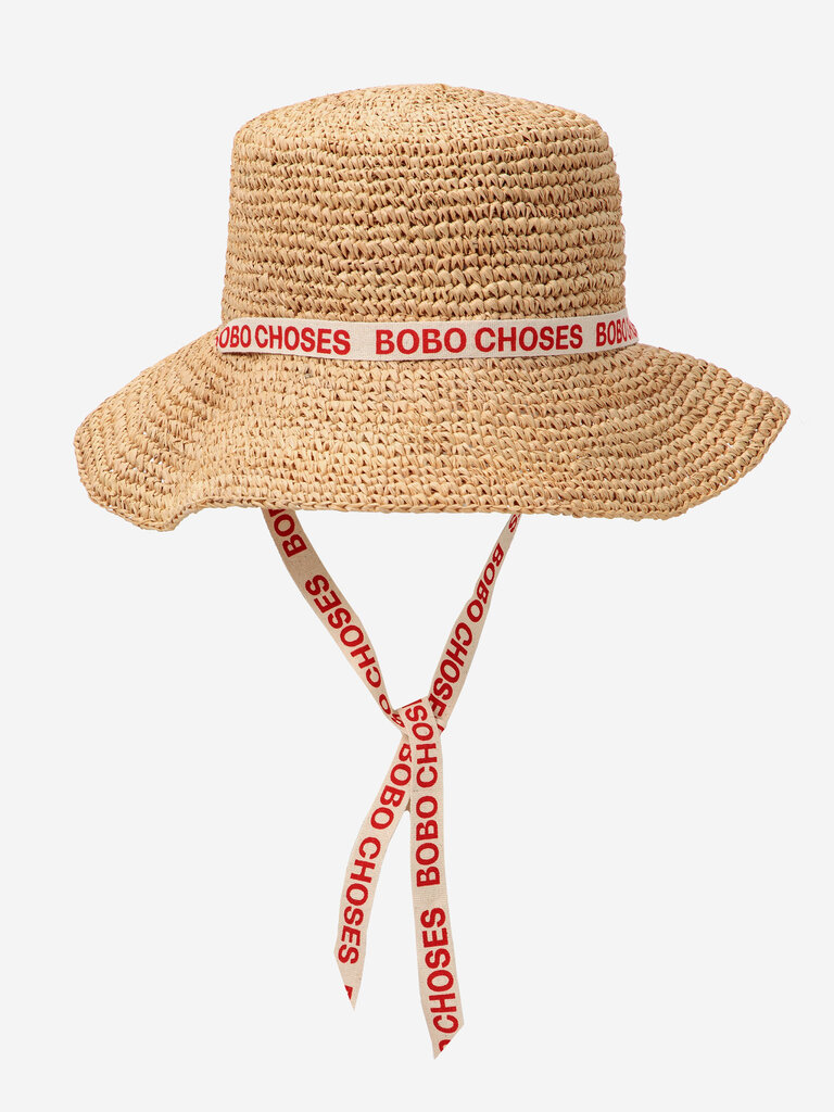 Bobo Choses Bobo choses - raffia hat brown