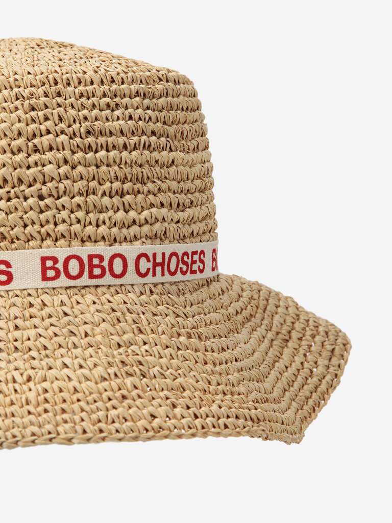 Bobo Choses Bobo choses - raffia hat brown