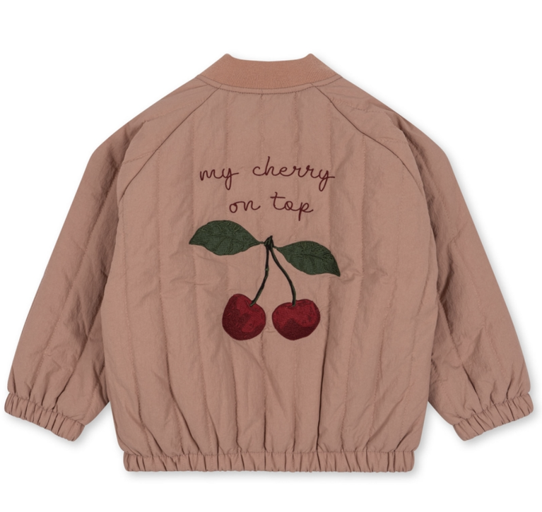 Konges Sløjd Konges sløjd- JUNO BOMBER JACKET cherry