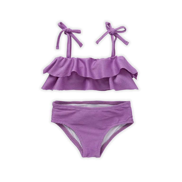 Sproet & Sprout Sproet & Sprout - Ruffle bikini purple