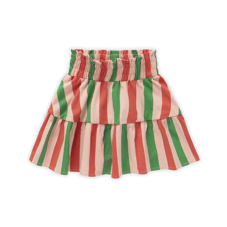 Sproet & Sprout Sproet & Sprout -SKIRT RUFFLE STRIPE