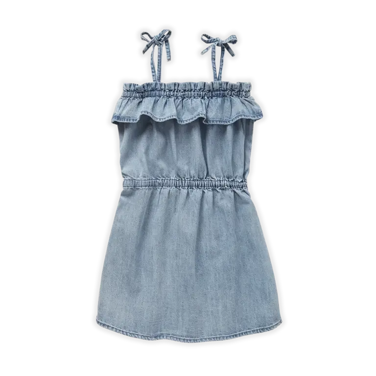Sproet & Sprout Sproet&Sprout -DRESS RUFFLE DENIM