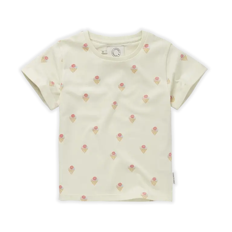 Sproet & Sprout Sproet & Sprout - T-SHIRT ICE CREAM PRINT