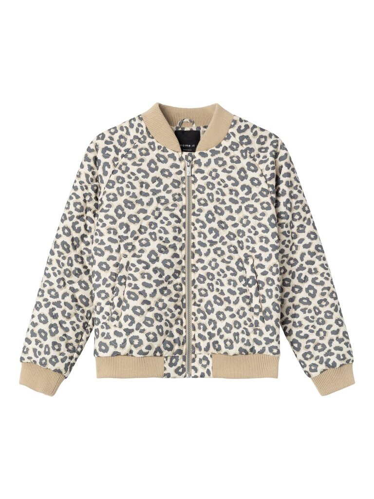 Name It Name it - Leopard bomber white peper