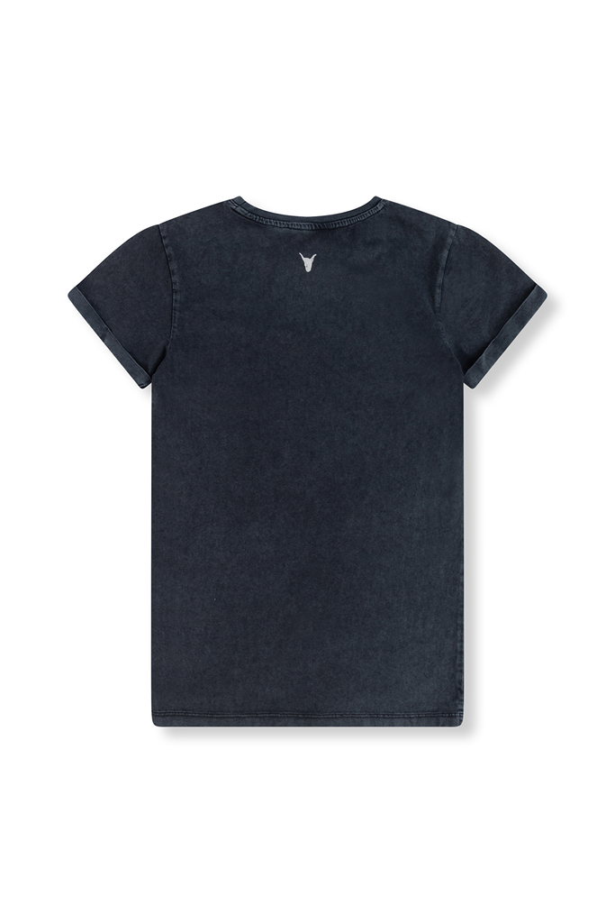 Alix the label Alix mini - Bull print t-shirt dress black