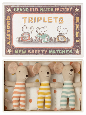 Maileg Maileg - Triplets Baby Mice Maileg Maileg - Triplets Baby Mice