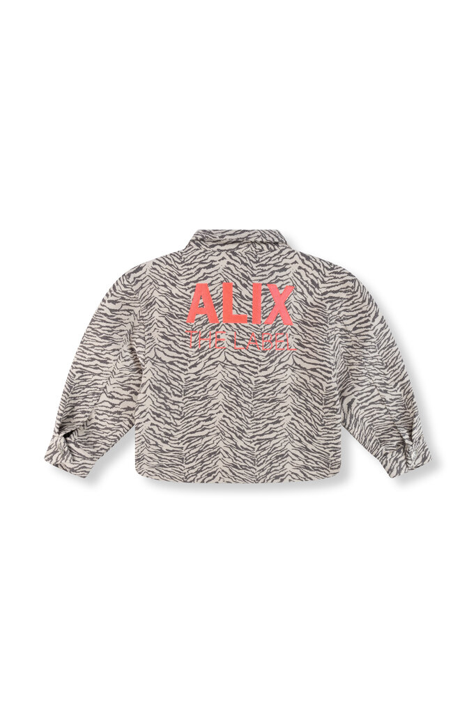 Alix the label Alix mini -  Tiger jacquard boucle jacket