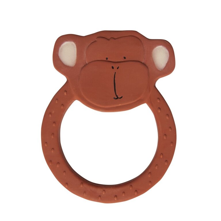 Trixie Natural rubber round teether - Mr. Monkey