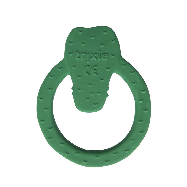 Trixie Natural rubber round teether - Mr. Crocodile