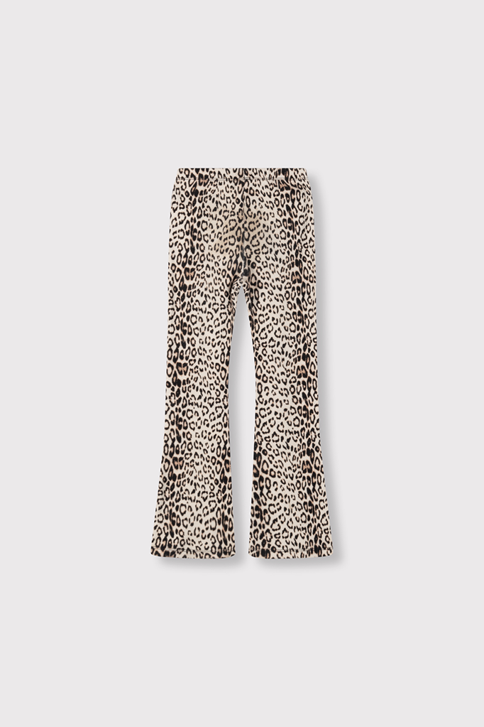 Alix the label Alix mini - Leopard flared pants animal