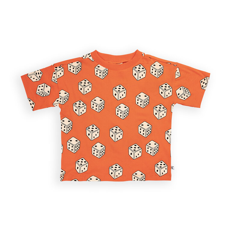 Carlijnq CarlijnQ -Dice - oversized t-shirt oranje