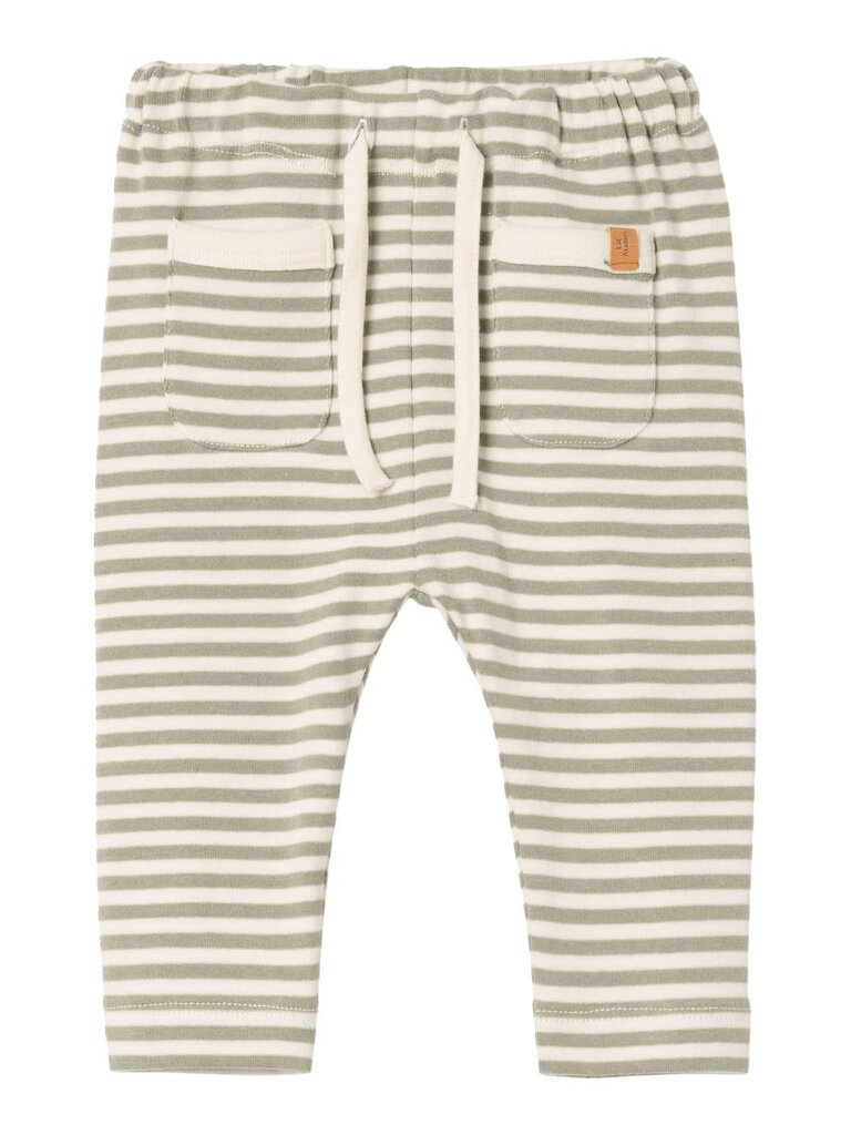 Lil' Atelier Lil atelier - Geo broek streep moss gray