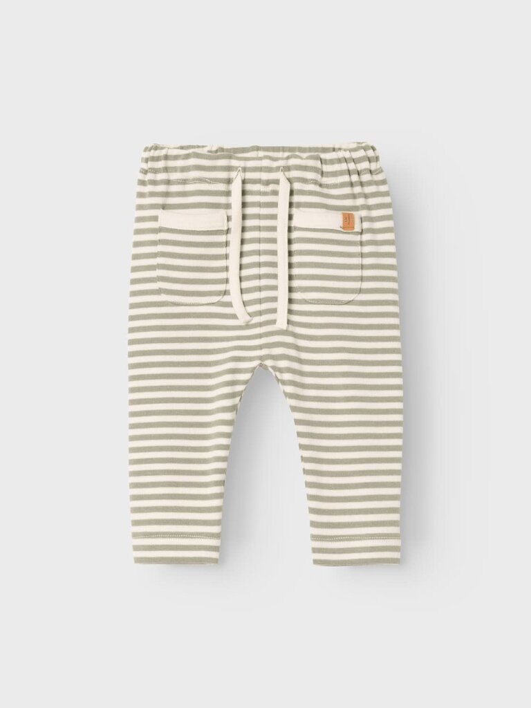 Lil' Atelier Lil atelier - Geo broek streep moss gray