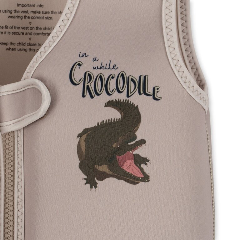 Konges Sløjd Konges slojd - NEOPRENE FLOAT VEST CROCODILE