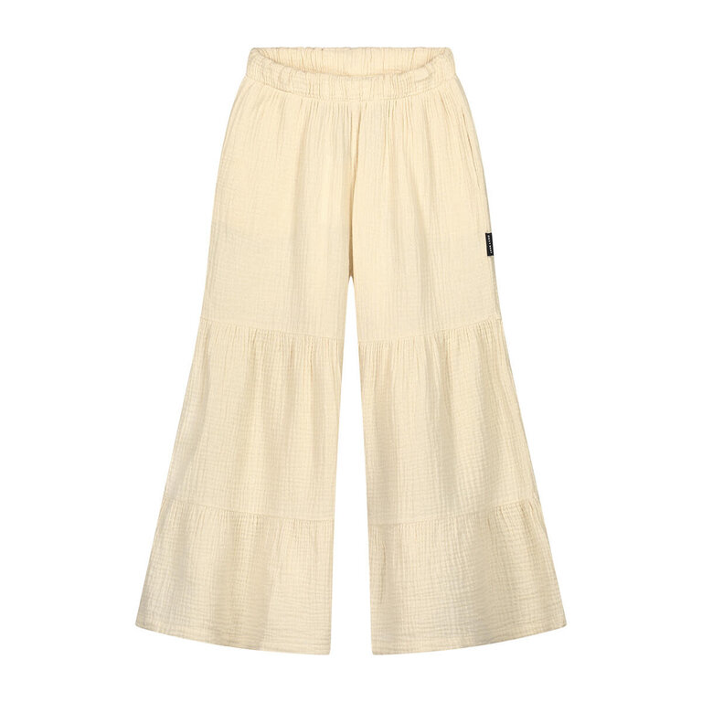 Daily Brat Daily brat -Sheom ruffle pants ivory