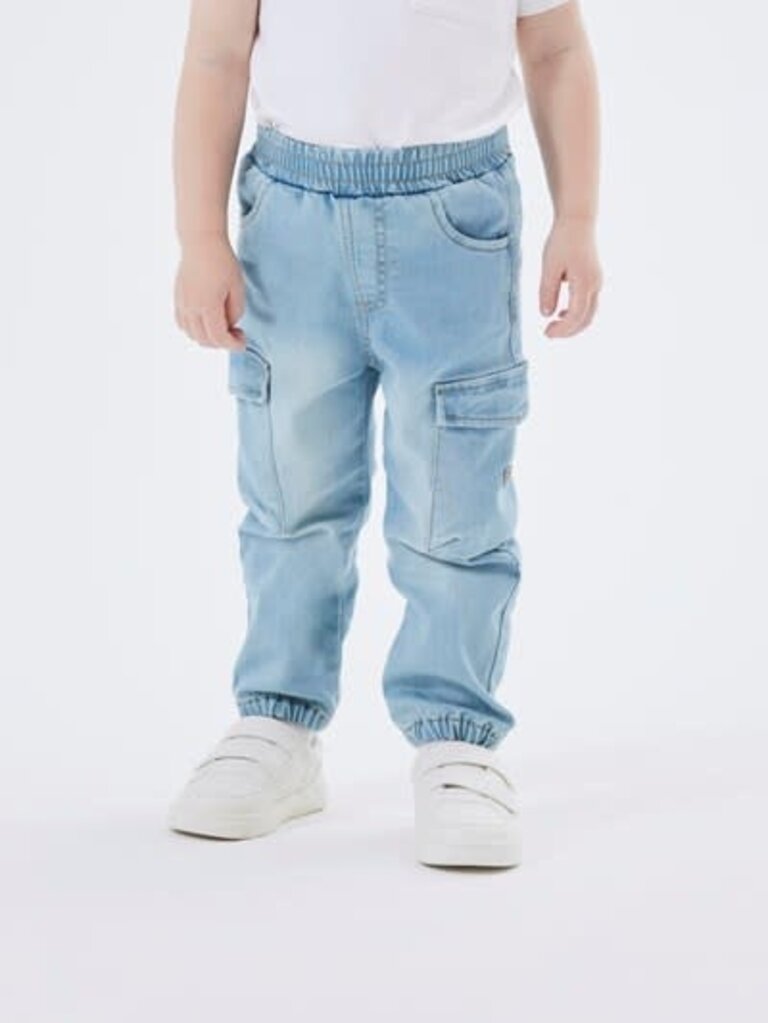 Name It Name it - Ben baggy cargo jeans blue denim