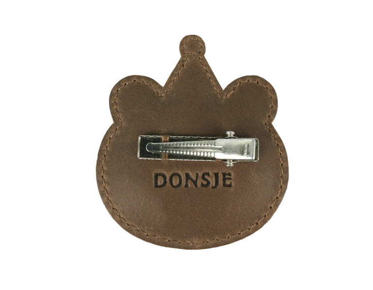 Donsje Amsterdam Donsje Tendo Clip | Festive Bear Cognac Classic Leather