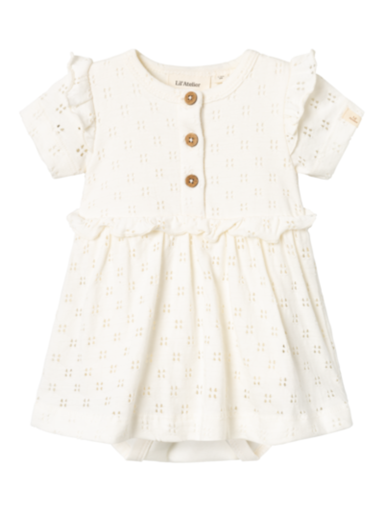 Lil' Atelier Lil atelier - himaja romper dress coconut