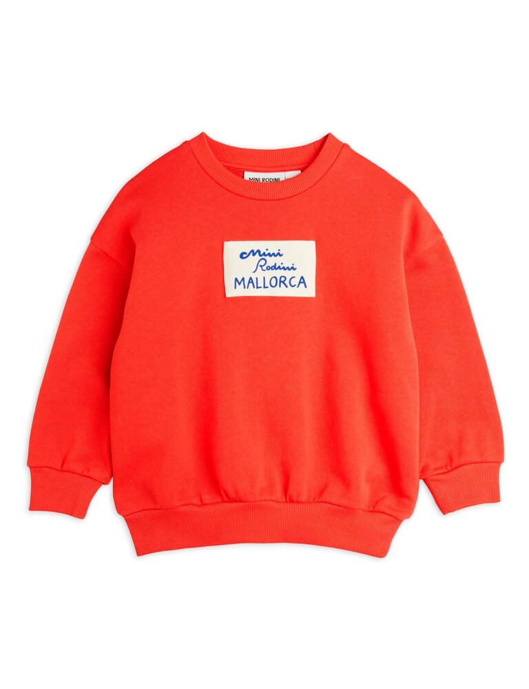 mini rodini Mini rodini  -Mallorca patch sweatshirt Red