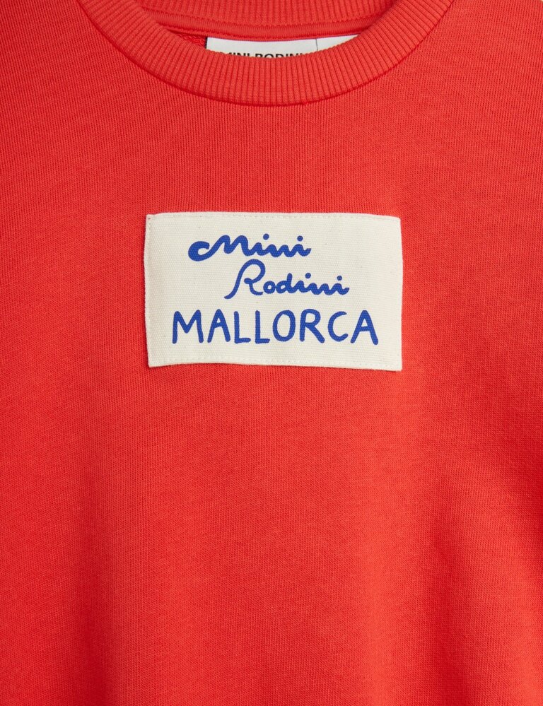 mini rodini Mini rodini  -Mallorca patch sweatshirt Red