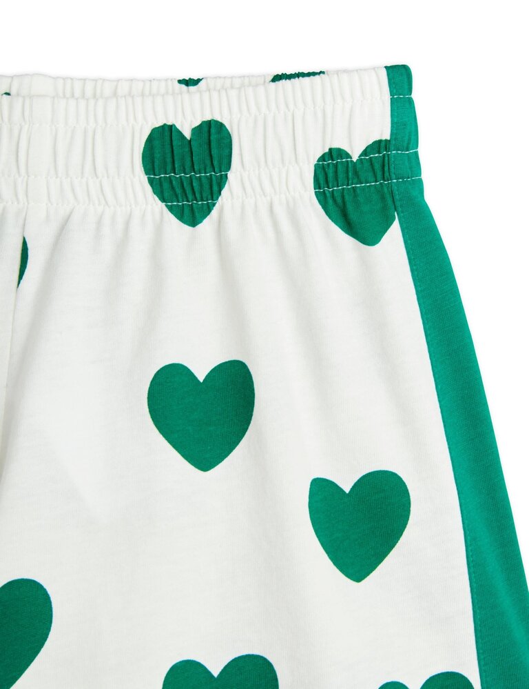 mini rodini Mini rodini -Hearts aop shorts Green