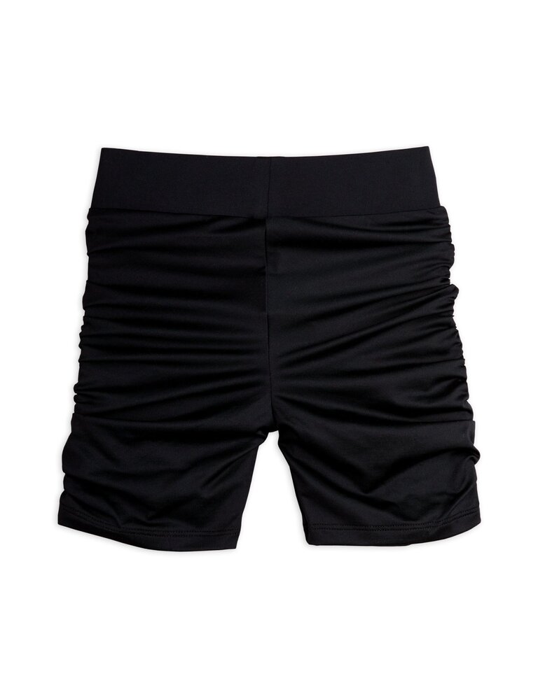 mini rodini Mini rodini -Draped sporty bike shorts black